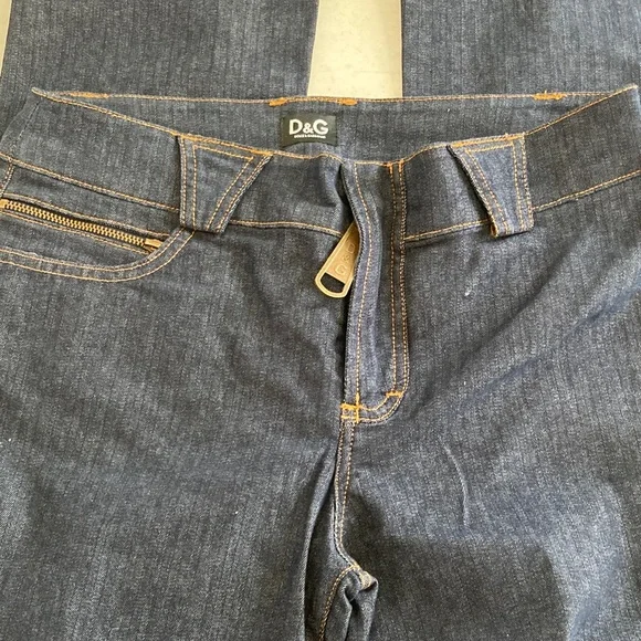 Dolce & Gabbana Women's Dark Blue Denim Jeans - Picture 5 of 9